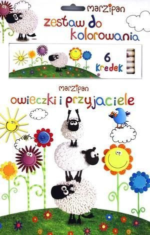 Marzipan. Owieczki i przyjaciele + kredki praca zbiorowa
