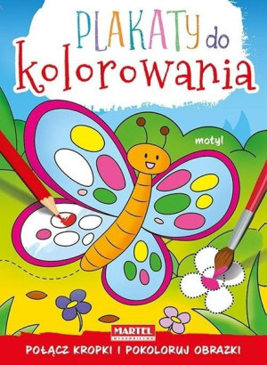 Plakaty do kolorowania - Motyl praca zbiorowa
