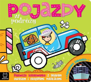 Pojazdy w podróży.. kolorowanka z grubym obrysem Agnieszka Bator