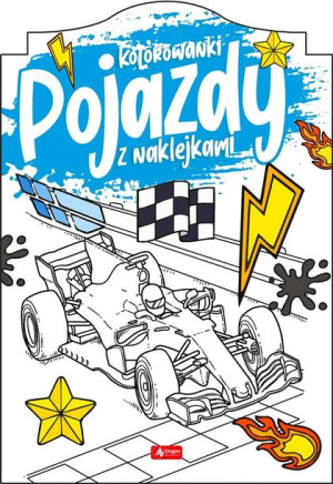 Pojazdy. Kolorowanka z naklejkami praca zbiorowa