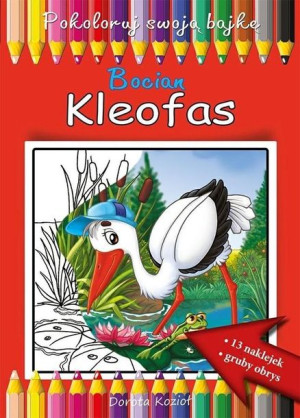 Bocian Kleofas - kolorowanka Dorota Kozioł