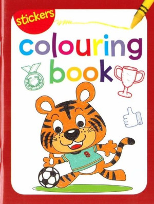 Colouring book z naklejkami. Tygrys praca zbiorowa