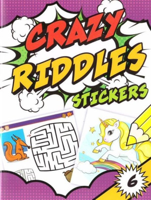 Crazy riddles z naklejkami 6 praca zbiorowa