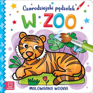Czarodziejski pędzelek. W zoo. Malowanka wodna Sylwia Kajdana
