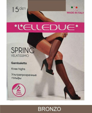 ELLEDUE SPRING 15 Podkolanówki BRONZO Roz.:One size