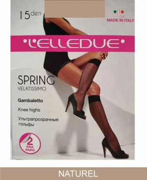ELLEDUE SPRING 15 Podkolanówki NATUREL Roz.:One size