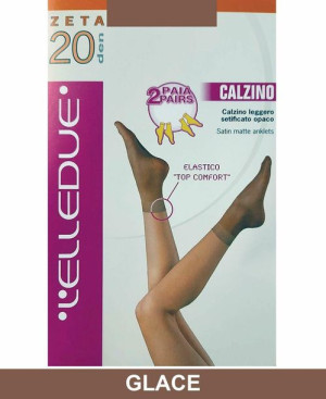 ELLEDUE ZETA 20 Skarpetki dam. GLACE Roz.:One size
