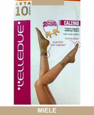 ELLEDUE ZETA 10 Skarpetki dam. MIELE Roz.:One size