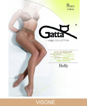 GATTA HOLLY Rajstopy damskie 8 DEN wz.00/2-S/Visone