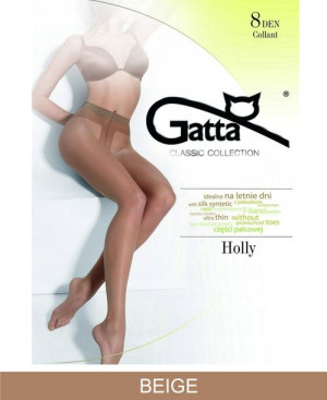 GATTA HOLLY Rajstopy damskie 8 DEN wz.00/3-M/Beige