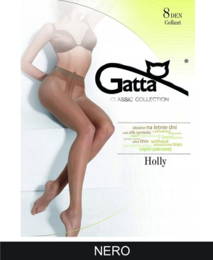 GATTA HOLLY Rajstopy damskie 8 DEN wz.00/4-L/Nero