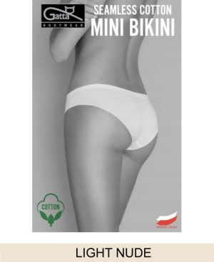 GATTA Seamless Cotton Mini Bikini S / Light Nude