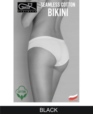 GATTA Seamless Cotton Bikini M / Black
