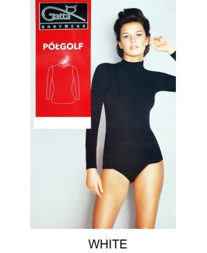 GATTA Koszulka Półgolf L/White