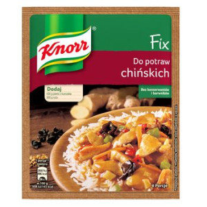 Pakiet 5szt KNORR FIX DO POTRAW CHIŃSKICH 39 G