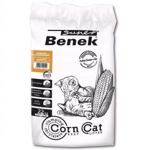 Benek Super Corn Cat Naturalny Żwirek Kukurydziany Dla Kota 35l