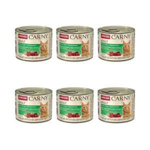 Pakiet Animonda Carny Indyk, Królik, Wołowina 6 x 200 g