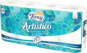 Foxy Artistico biały papier toaletowy 8 rolek