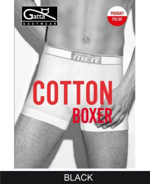 GATTA Cotton Boxer Majtki M / Black