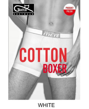 GATTA Cotton Boxer Majtki XXL / White