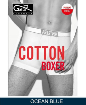 GATTA Cotton Boxer Majtki S / Ocean Blue