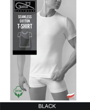 GATTA Seamless Cotton T shirt M/Black