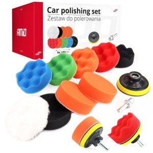 Zestaw Gąbek Polerskich Pady Na Wiertarke 80mm