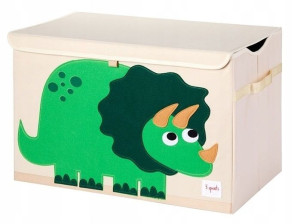3 Sprouts Duże Zamykane Pudło Na Zabawki Dinozaur