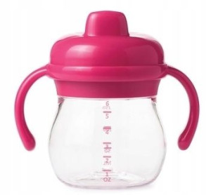 Oxo Transitions Kubek Twardy Ustnik 6M+ Pink