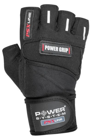 Power-system Rękawiczki Power Grip-black-s