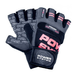 Power-system Rękawiczki Power Grip-red-m