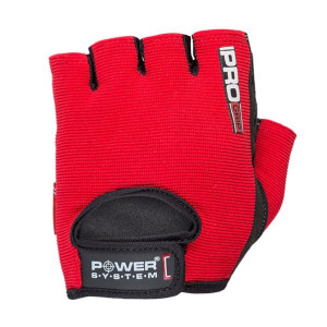 Power-system Rękawiczki Pro Grip-red-s
