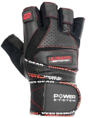 Power-system Rękawiczki Ultimate-red-xxl