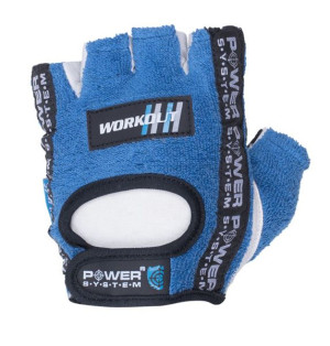 Power-system Rękawiczki Workout-blue-xl