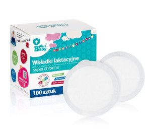 Plusbaby Superchłonne Wkładki Laktacyjne 100 Szt.