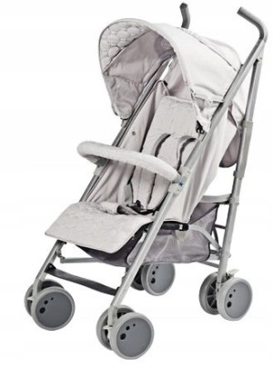 Włoski Wózek Firmy Primi Sogni Sporty Szary Grey