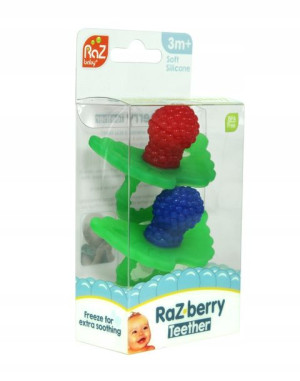 Razberry 2 Gryzaki Soczysta Malina Czerwony Granat