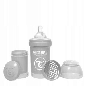 Twistshake Butelka Antykolkowa 180Ml 0M+ Grey