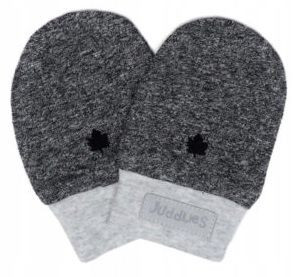 Juddlies Organic Raglan Rękawiczki Niedrapki Black