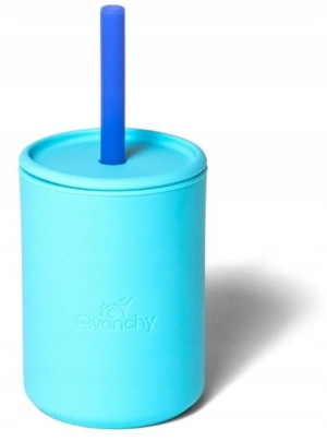 Avanchy La Petite Silikonowy Kubeczek 6M+ Blue