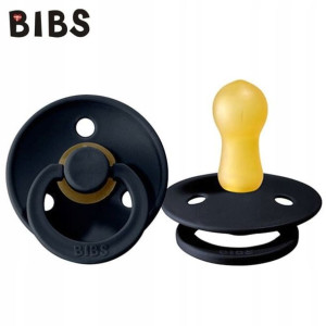 Bibs Dark Denim S Smoczek 0+ Uspok. Kauczuk Hevea