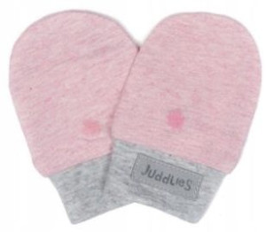 Juddlies Organic Raglan Rękawiczki Niedrapki Pink