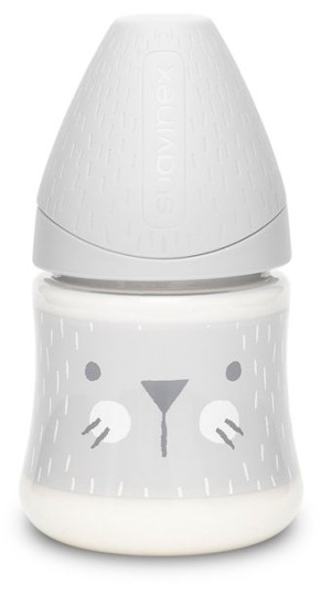 Suavinex Butelka 150 Ml Hygge Baby Kotek Szary