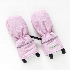 Juddlies Rękawiczki Salt& Pepper Pink 0-6M