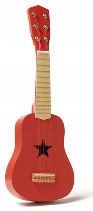 Kids Concept Gitara Dla Dziecka Red Czerwona