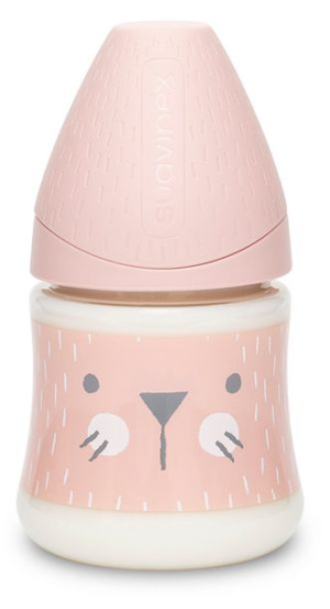 Suavinex Butelka 150 Ml Hygge Baby Kotek Róż