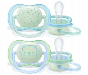 Avent Smoczek Ultra Air Night 0-6 Scf376/11