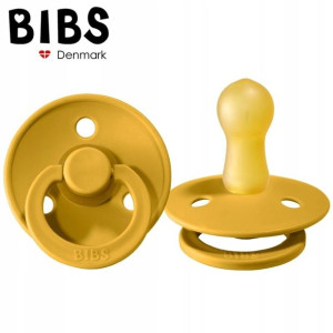 Bibs Mustard Smoczek 0+ Uspok. Kauczuk Hevea
