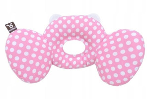 Benbat Poduszka Stabilizacyjna Pink/ Dots Zagłówek