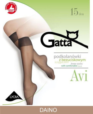 GATTA AVI Podkolanówki damskie 15 DEN wz.00/UNI/Daino